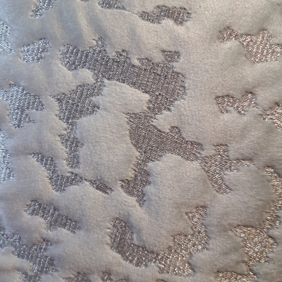 Calllisto Home Light Aqua Metallic Embroidered Velvet Accent Throw Pillow - Picture 2 of 9